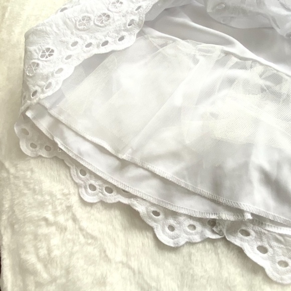 Charlotte Russe White Eyelet Dress in Size Large - Picture 6 of 13